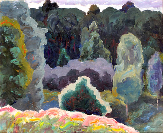   . Above The Spring. (43x35cm, oil, 1998)