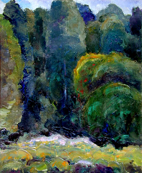    . Enter The Forest Depth. (43x35cm, oil, 1997)