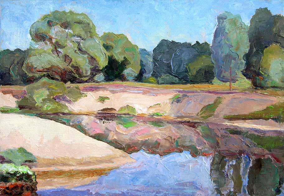     . / Reach On The Snov River Turn. 

2010, oil, canvas, 34x50 cm