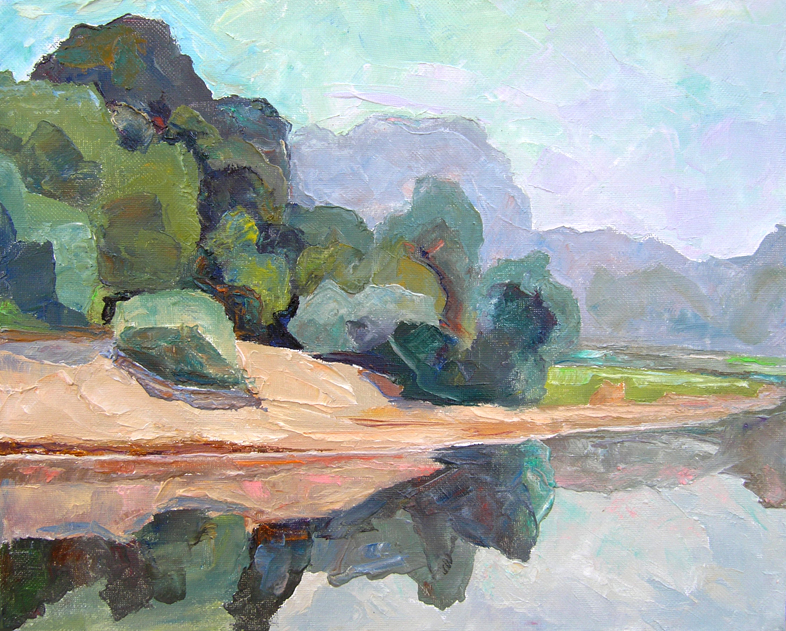   . / The Morning Light. 2010, oil, canvas, 40x51cm