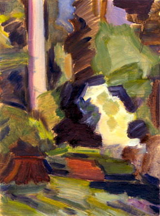 У соснового пня. 1979