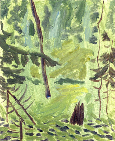 Дождь в лесу. 1976