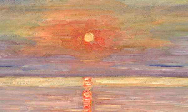 Закат в Саулкрасты.1986