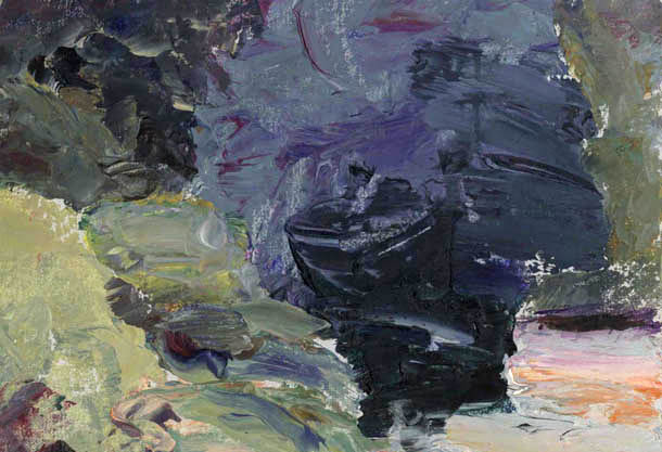 Любимая тропинка. Седнев.1995. (мастихин)