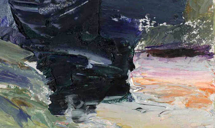 Любимая тропинка. Седнев.1995. (мастихин)