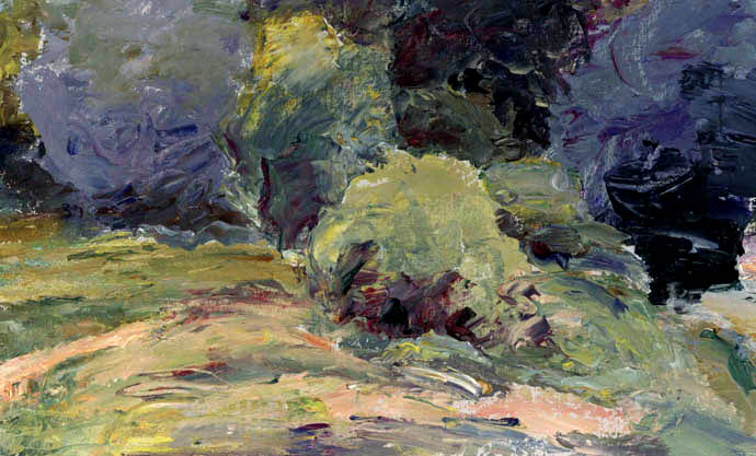 Любимая тропинка. Седнев.1995. (мастихин)
